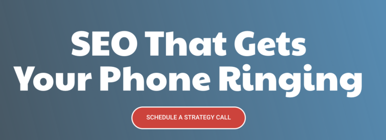 SEO That Gets Your Phone Ringing
